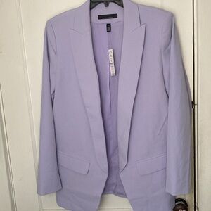 White House Black Market light lavender blazer 14 NWT